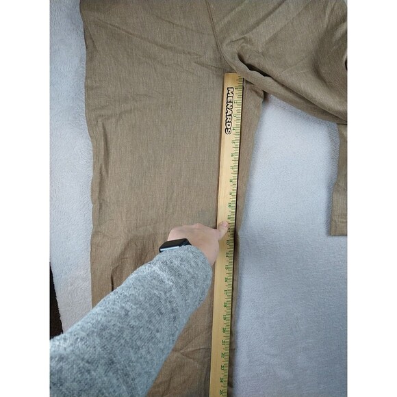 NEW Coldwater Creek Comfy Linen Rayon Pull On Pants Women's XL Brown - Picture 4 of 9